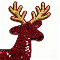 Nouveaux patchs en tissu sergé brodés en 3D personnalisés avec des motifs de cœur et de fleurs pour chapeaux et vêtements