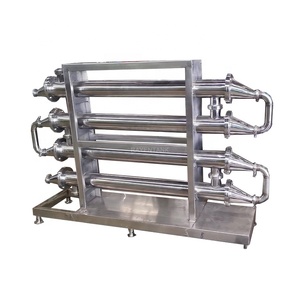 Échangeur de chaleur en acier inoxydable de purée de <span class=keywords><strong>tomate</strong></span> de <span class=keywords><strong>sauce</strong></span> d'échangeur de <span class=keywords><strong>tube</strong></span> de coquille fraîche et de confiture de viscosité élevée de catégorie comestible - Product Image 1