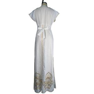 ชุดเดรสหรูหราและมีรสนิยม ฤดูร้อน สไตล์จีนใหม่ โดดเด่นและเก๋ไก๋ เท่ห์และมีสไตล์ ชุดเดรสเชิ้ตเข้ารูปที่เอวสวยสะดุดตา - Product Image 4