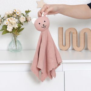 Manta de algodón suave para bebé, con diseño de conejo y oso, tejida, cálida, para calmar a bebés recién nacidos, niños y niñas, para dormir cómodamente a diario. - Product Image 6