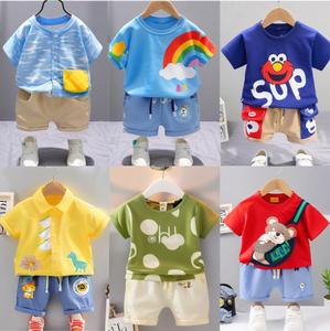 Lots de liquidation en gros de vêtements pour enfants en coton, ensembles deux pièces d'été, assortiment en vrac, déstockage - Product Image 5