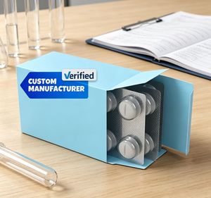 Caja de Papel Médico Resistente con Logotipo Personalizado y Marca OEM/ODM para Empaque Farmacéutico, Forma Personalizada Disponible - Product Image 1