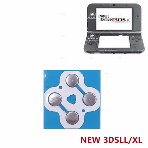 Pellicola Conduttiva per Pulsanti D-Pad e ABXY, Adesivo con Cupola Metallica per 3DS NEW 3DS XL <span class=keywords><strong>LL</strong></span>, Membrana per Tasti a Croce - Product Image 4