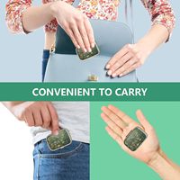 Kotak Pil Cermin Retro 2 Kompartemen Tas Dompet Kecil Perunggu Persegi Panjang Logam Dekoratif Organizer Obat Vitamin Hadiah Unik