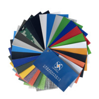 Bâche en plastique transparent bâche en PVC bâche en vinyle transparente 100% tissu en maille de polyester bâche en PVC transparente rouleaux de PVC transparents