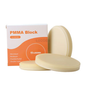 LODDEN materiali di consumo per laboratorio dentale fresatura Cadcam 98mm 95mm AG monostrato <span class=keywords><strong>Pmma</strong></span> <span class=keywords><strong>Block</strong></span> dischi vuoti - Product Image 1