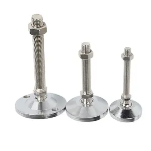 Industrial Large Capacity Metal Heavy Duty Adjustable Machine Leg Leveling Feet M20 Swivel Adjustment Leveling Foot With 80mm