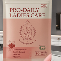 Supplément de soutien des voies urinaires à la vitamine C d'extrait de canneberge probiotique vaginal OEM ODM soins pour femmes