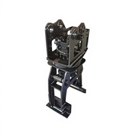 Pince à bordures robuste pour excavatrice - Accessoire d'installation de pavés et de bordures, certifié CE, vente directe usine
