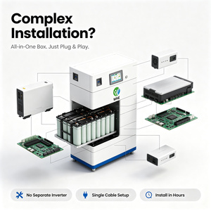 Système de stockage d'énergie solaire hybride commercial et industriel tout-en-un avec batterie au lithium LiFePO4 de 100 kWh 50 kW - Product Image 3
