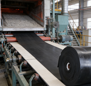 BOTHWIN Cinta transportadora resistente al calor para sistema de carga por lotes en hornos de fabricación de vidrio y comederos - Product Image 1