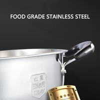 Poêles électriques multifonctionnelles pour la cuisine domestique Poêles à vapeur en acier inoxydable 304 avec couvercle de marmite