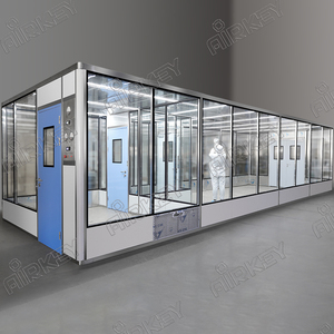 Installation rapide ISO5 ISO7 ISO8 Système CVC Conteneur de salle blanche Laboratoire GMP Médical Pharmaceutique Salle blanche modulaire portable - Product Image 1