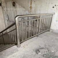 Shanghai 304 Edelstahl Minimalistische Treppengeländer & Schutzgeländer Bodenmontiert für Wohnanlagen Hersteller