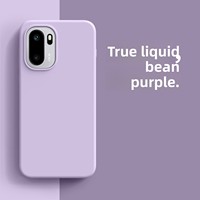 Étui antichoc intégral en silicone liquide avec cuir tanné végétal intégré pour Oneplus Ace 6T