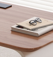 Bureau de direction en bois massif, luxueux, moderne, ergonomique, durable, multifonctionnel, avec rangement, bureau d'ordinateur
