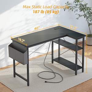 Muebles para el hogar con personalidad <span class=keywords><strong>de</strong></span> alta calidad, escritorio para juegos, <span class=keywords><strong>mesa</strong></span> <span class=keywords><strong>de</strong></span> ordenador <span class=keywords><strong>en</strong></span> <span class=keywords><strong>forma</strong></span> <span class=keywords><strong>de</strong></span> <span class=keywords><strong>L</strong></span> para jugadores - Product Image 3