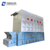 Caldera Industrial Horizontal de Aceite Térmico de Acero Inoxidable de 1 Tph, 10 T, 400kw, para la Fabricación de Yeso, Alimentada con Carbón, Leña y Biomasa