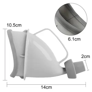 Urinario Portátil de Silicona para Acampar, Viajar, Emergencias, para Mujeres - Product Image 2