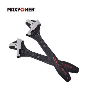 Multifunctional Adjustable Wrench 10" 12" Adjustable Heavy Duty Spanner Soft Grip CR-V Wrench Pipe <strong>Plumber</strong> <strong>Tool</strong> Patented Product - Product Image 6