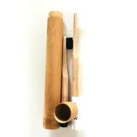 Cassa di bambù naturale dello spazzolino da denti del tubo di bambù biodegradabile di 100% per uso di viaggio