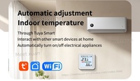 Capteur de température et d'humidité WIFI Tuya, hygromètre, thermomètre, maison intelligente, rétroéclairage, compatible avec Smart Life, assistant Alexa