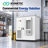 Sistem Penyimpanan Energi Komersial 215kWh 100kW LiFePO4 BESS Kabinet PCS EMS Pendingin Udara Solusi Penyimpanan Baterai Luar Ruangan