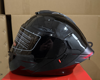 Casque de moto modulaire homologué DOT, casque intégral avec visière double anti-buée