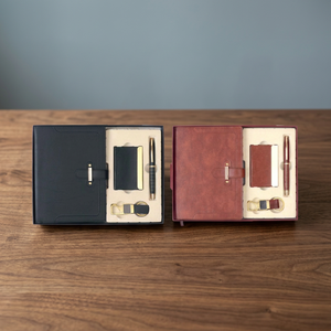 Coffret Cadeau d'Entreprise Personnalisable en Cuir PU Liviya, Meilleure Vente, avec Carnet à Impression Numérique Couleur Personnalisée - Product Image 4