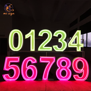 Nuovo arrivo metallo impermeabile 3ft 4ft 5ft LED gigante lettere tendone per le fasi di nozze decorazione esterna - Product Image 3