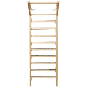 Wellshow Thể Thao Gỗ Thụy Điển Thể Dục Thang Gỗ Gian Hàng Thanh Treo Huấn Luyện Viên Calisthenics Tập Thể Dục - Product Image 1