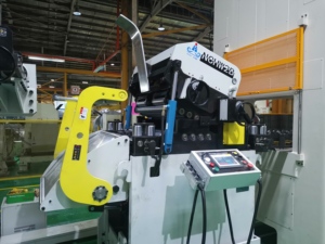 Nchw2 Bibo Haiwei High-accuracy 3-in-1 Roll Uncoiler Straightener Feeder System for 0.3-4.5 Mm Thick <b>Brass</b> Coil 3 in 1 Uncoiler - Product Image 4