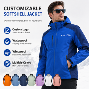 Veste d'extérieur personnalisée 3 en 1 avec logo brodé imprimé, vêtements de travail, cadeau d'affaires de haute qualité, coupe-vent de voyage et de sport - Product Image 1