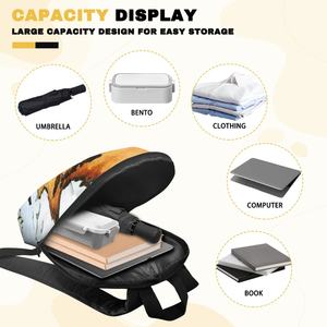 Sac d'école personnalisé pour enfants imprimé pour filles africaines sac à dos d'école sac à dos d'université à fermeture éclair métallique en option sac à dos unisexe pour femme - Product Image 6