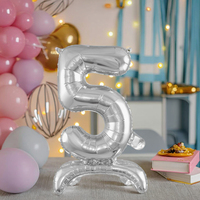 Vente en gros de ballons en aluminium multicolores de 32 pouces pour décorations de fête de festival