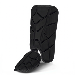 Protège-jambes en néoprène noir avec fermeture auto-agrippante, léger, ajustement universel, protection toutes saisons - Product Image 1