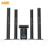 Nuevo sistema de cine en casa 5,1 120W 8 pulgadas altavoces profesionales activos Bocinas para Bluetooth inalámbrico para TV fiestas teatro