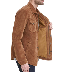 Camicetta da uomo in <span class=keywords><strong>ecopelle</strong></span> con colletto abbottonato - Product Image 6