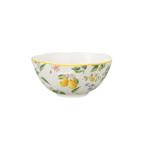 Service de table moderne en porcelaine 16 pièces avec motif de fruits en relief 3D, assiettes, bols et tasses pour 4 personnes, restaurant