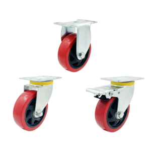 Herstellerangebot: Schwerlast-Kunststoff-Schwenkrolle 4 Zoll <span class=keywords><strong>100mm</strong></span> Rad mit Oberplatte und Bremse - Product Image 2