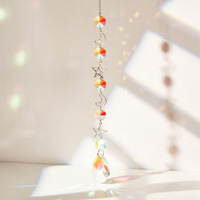 Vente en gros de perles en cristal K9, prismes en verre arc-en-ciel, attrape-soleil, cristaux, pendentifs de lustre, ornements