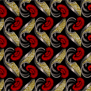 Gros <span class=keywords><strong>rose</strong></span> imprimé africain Ankara coton tissu pour les femmes personnalisé Wax impression en stock luxe batik africain - Product Image 6