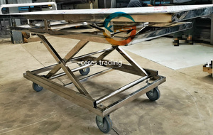 Morgue del Hospital habitación funeraria carro funeraria transporte ataúd carro - Product Image 2