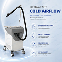 Enfriador de Aire Móvil Comercial Vertical HS-CL60A 1200W, 9 Velocidades Ajustables, Funcionamiento Silencioso con Ruedas para Salón de Belleza