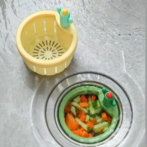 Cactus Sink Drain <b>Strainer</b> Press Automatic Dumping Basket Multi-functional Use Filter Net for Tub Kitchen Waste Collector - Product Image 5
