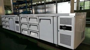 Réfrigérateur à salade, table de préparation pour pizzas, réfrigérateur à sushis - Product Image 6