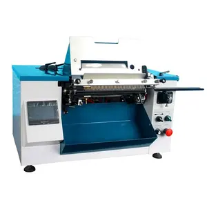 China industrial semi-automatic wire-o calendar rim electrical spiral coil double loop wire book binding machine price