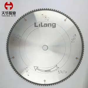 Hoja de sierra circular de diamante tct, 500mm, 120T, corte de aleación de aluminio