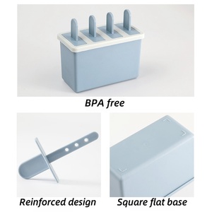 Icen JY03 Reusable Kids 3 <b>Ice</b> Popsicle Mold Creative Kitchen Tool for <b>Ice</b> Cream Lolly Stick Made of Durable Plastic - Product Image 4