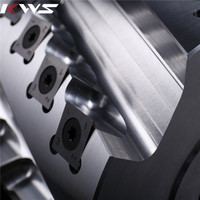 Tête de coupe hélicoïdale en acier allemand robuste 125mm*40mm*60mm avec dents TCT-Ceratizit et inserts indexables pour bois massif